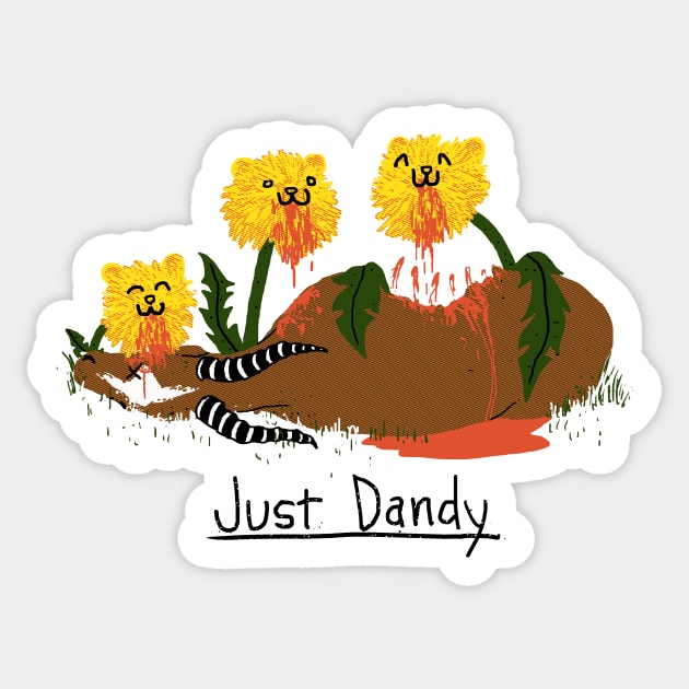 Dandelions Sticker by Hillary White Rabbit